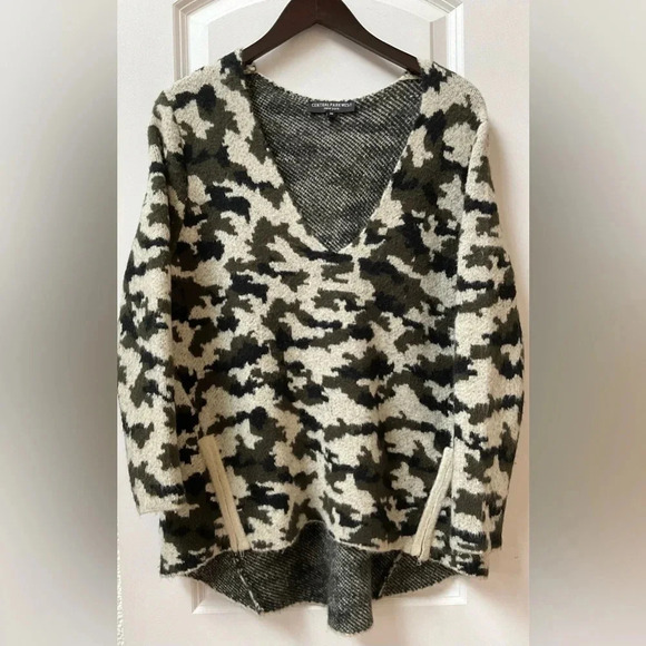 Central Park West Camo Sweater - Picture 1 of 5